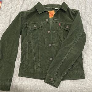 Levi Green corduroy jacket. Size:S